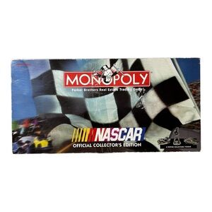 1997 Monopoly NASCAR Official Collector's Edition 8 Tokens COMPLETE Racing Game
